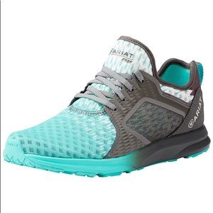 Ariat Fuse Turquoise and Grey Ombré Sneaker
